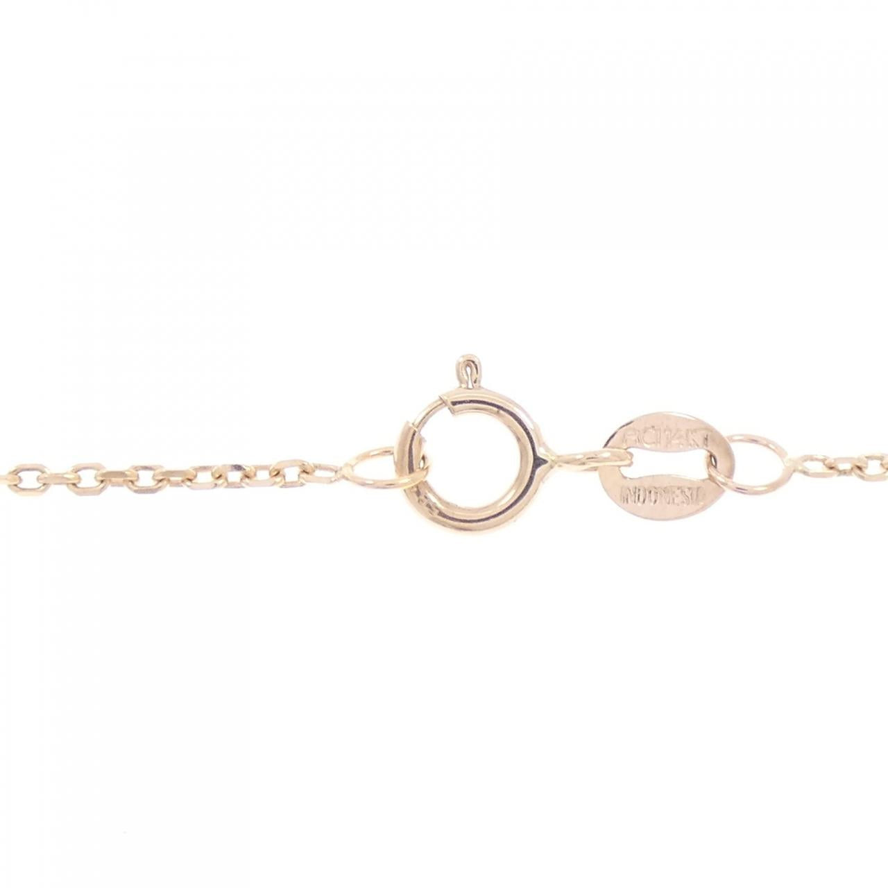 14K ピンク ゴールド クロス ネックレス