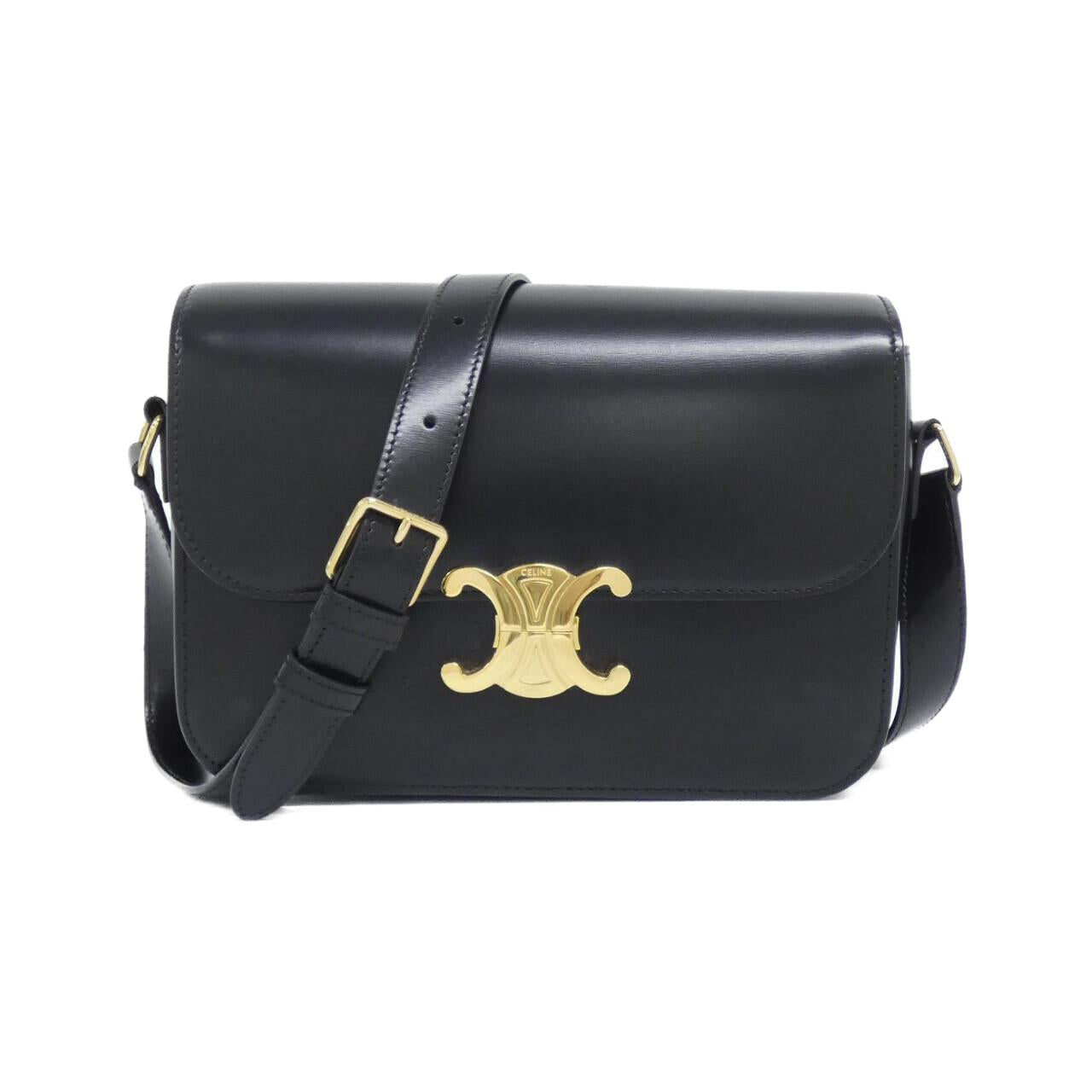 セリーヌ クラシック トリオンフ カーフ ショルダー バッグ