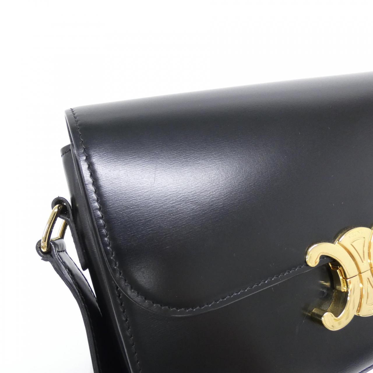 セリーヌ クラシック トリオンフ カーフ ショルダー バッグ