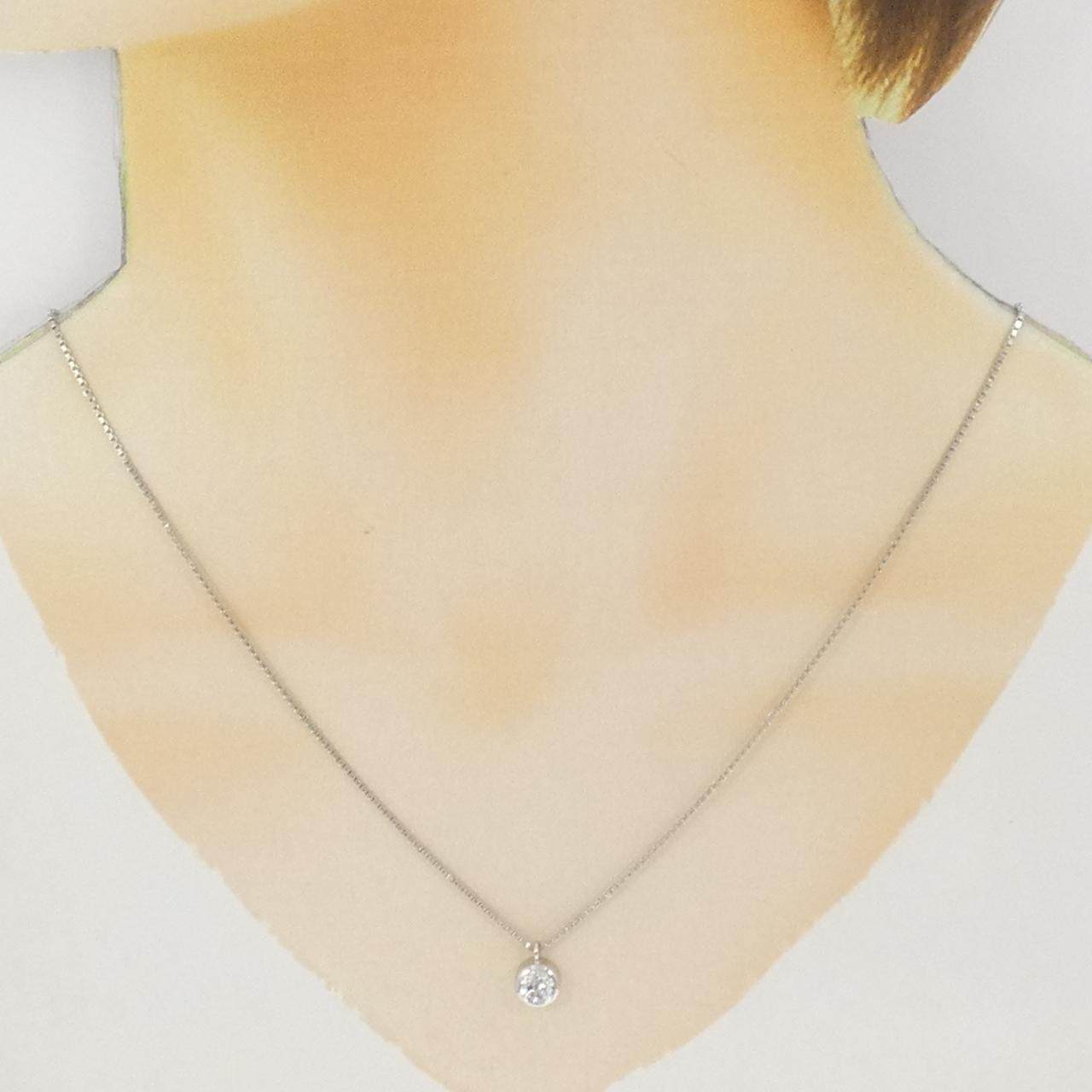 Pt850ダイヤモンドネックレス
