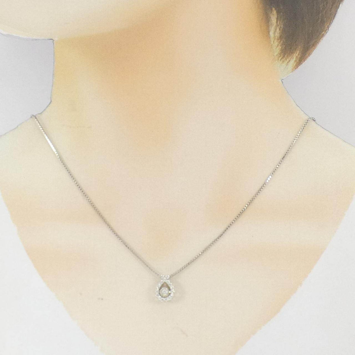 Pt900 Pt850 ダイヤモンド ネックレス