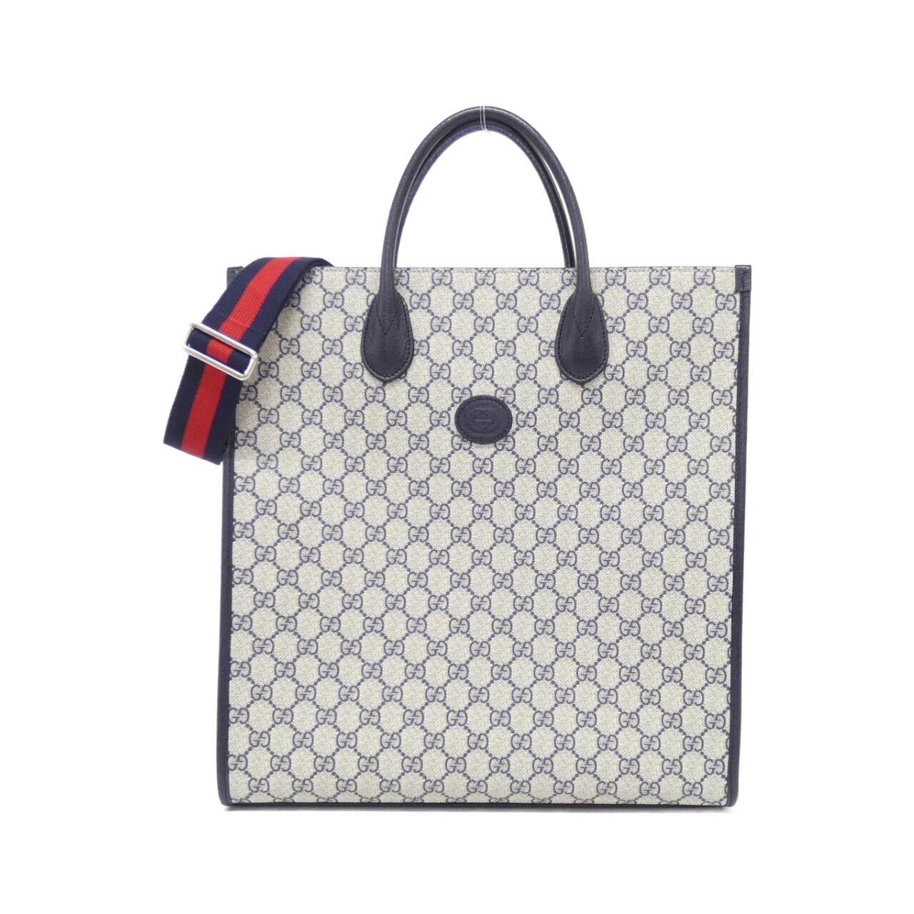 グッチ GGスプリームキャンバス トートバッグ
