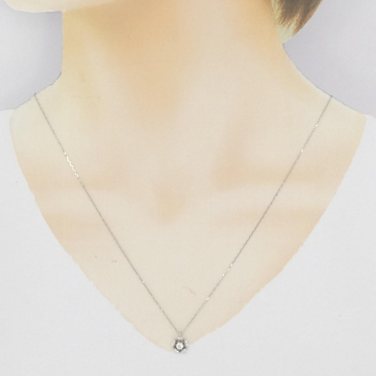PT950 PT850 ダイヤモンドネックレス