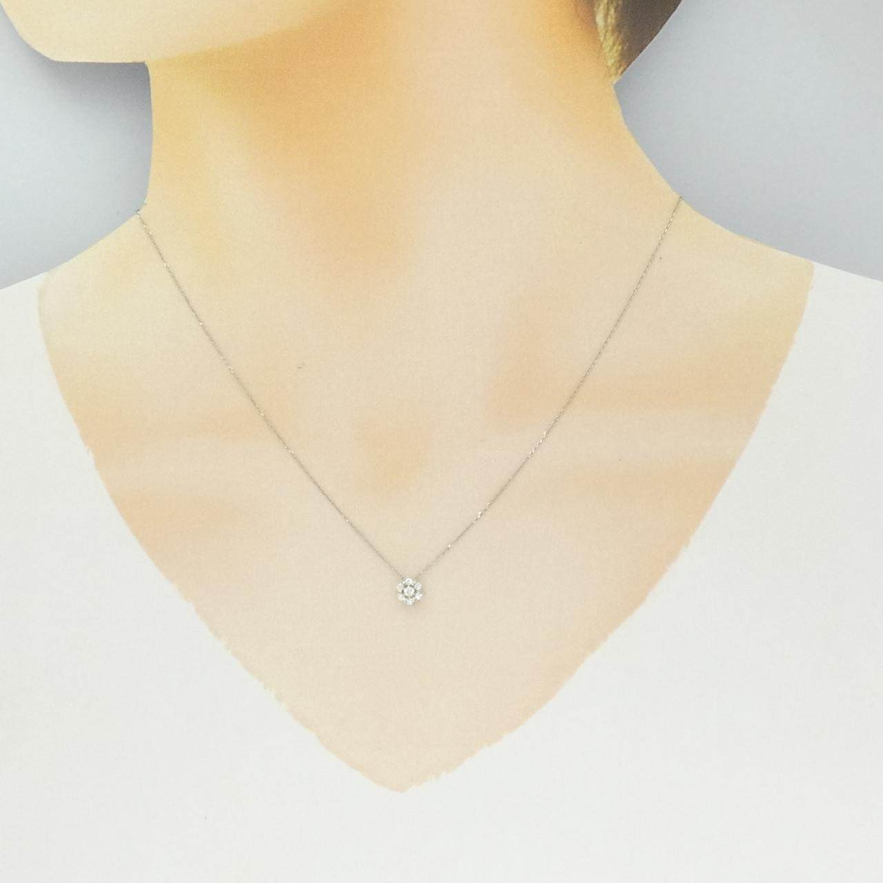 プラチナ850 ダイヤモンドネックレス