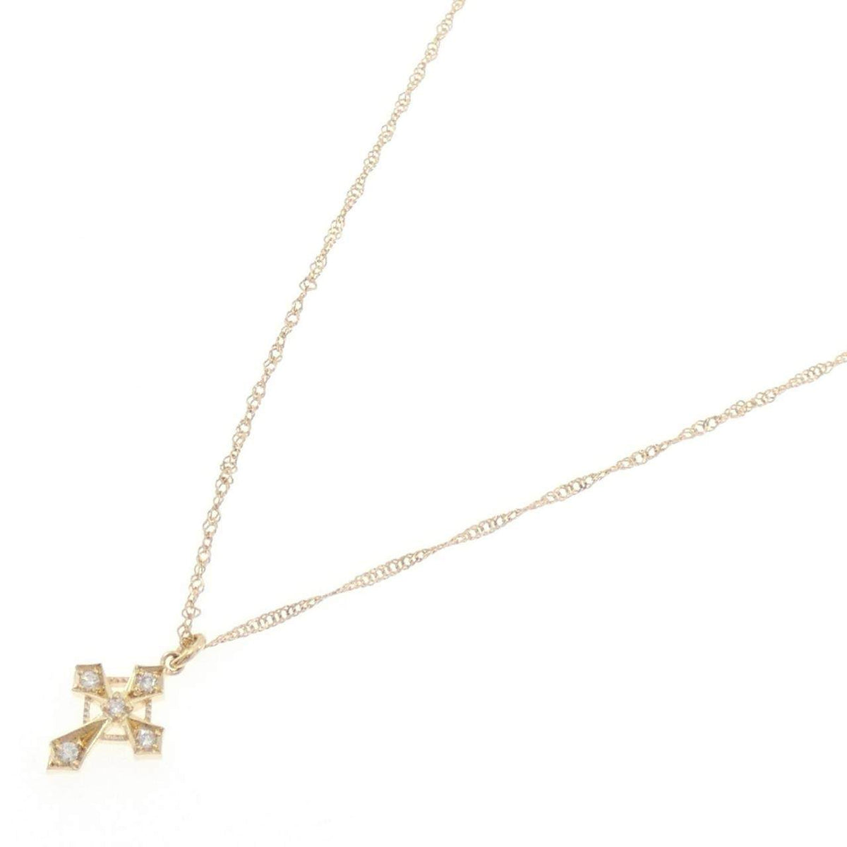 ヨンドシー Au750 ダイヤモンドネックレス