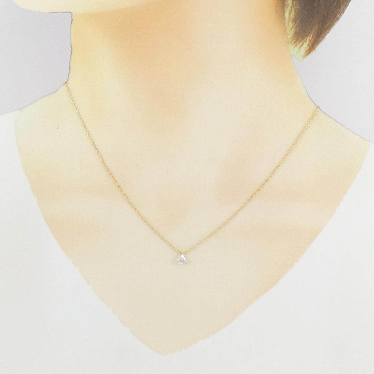 Au750ダイヤモンドネックレス
