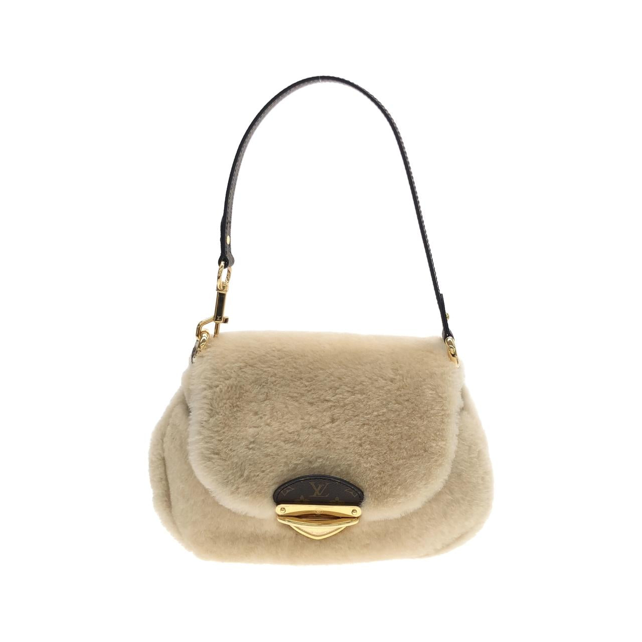 ルイヴィトン Cozy Glam Sunset シアリング コーティングキャンバス ショルダーバッグ