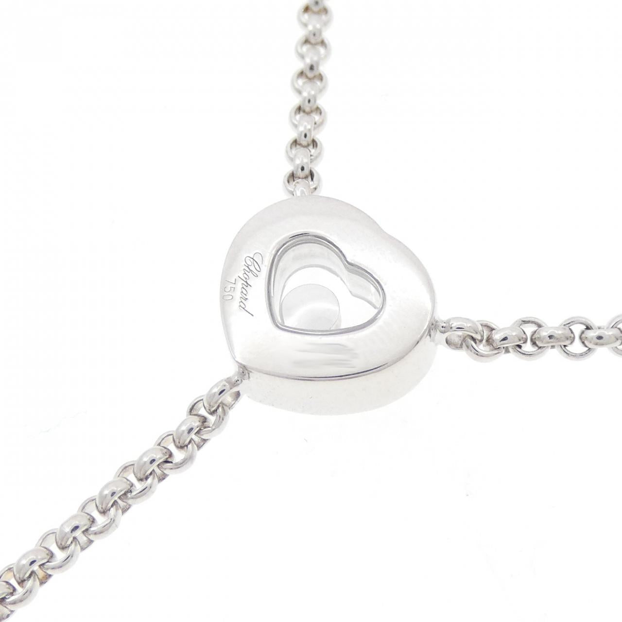 ショパール 750 ホワイト ゴールド ダイヤモンド ネックレス