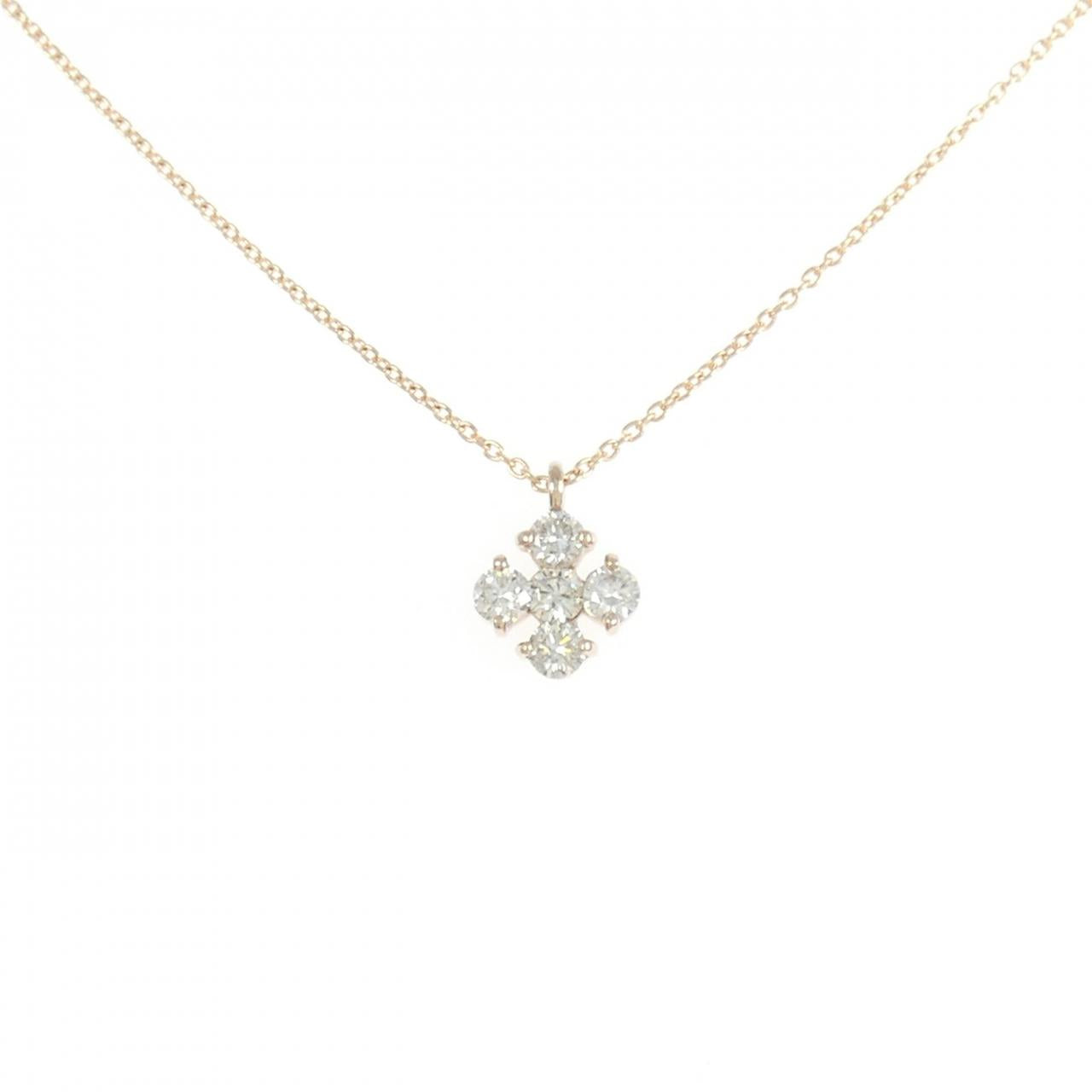 K18ピンクゴールド ダイヤモンド ネックレス