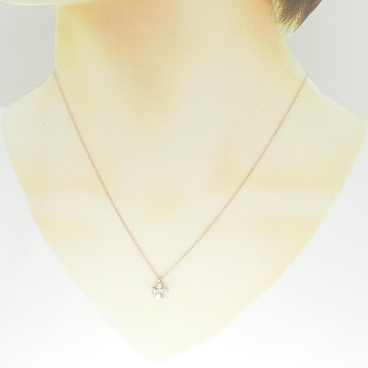 K18ピンクゴールド ダイヤモンド ネックレス