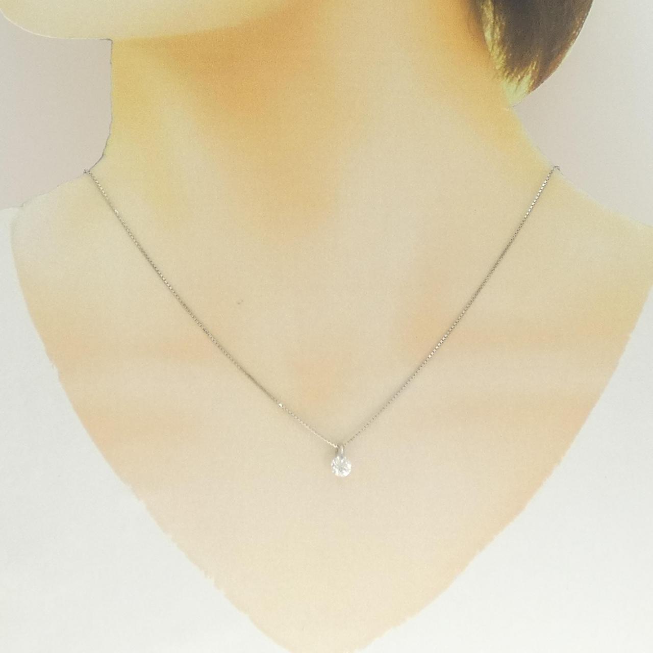PT900プラチナ ダイヤモンドネックレス 0.50CT