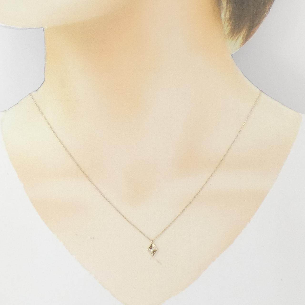 K10イエローゴールドダイヤモンドネックレス