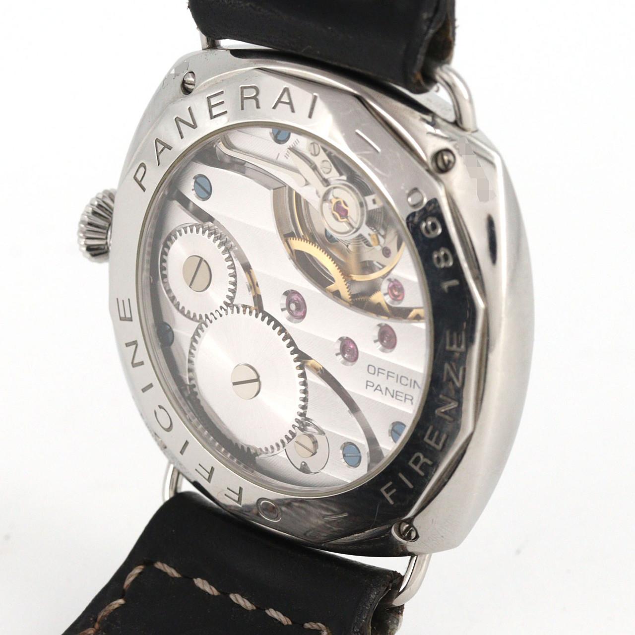 パネライ ラジオミールブラックシール ステンレススチール 腕時計
