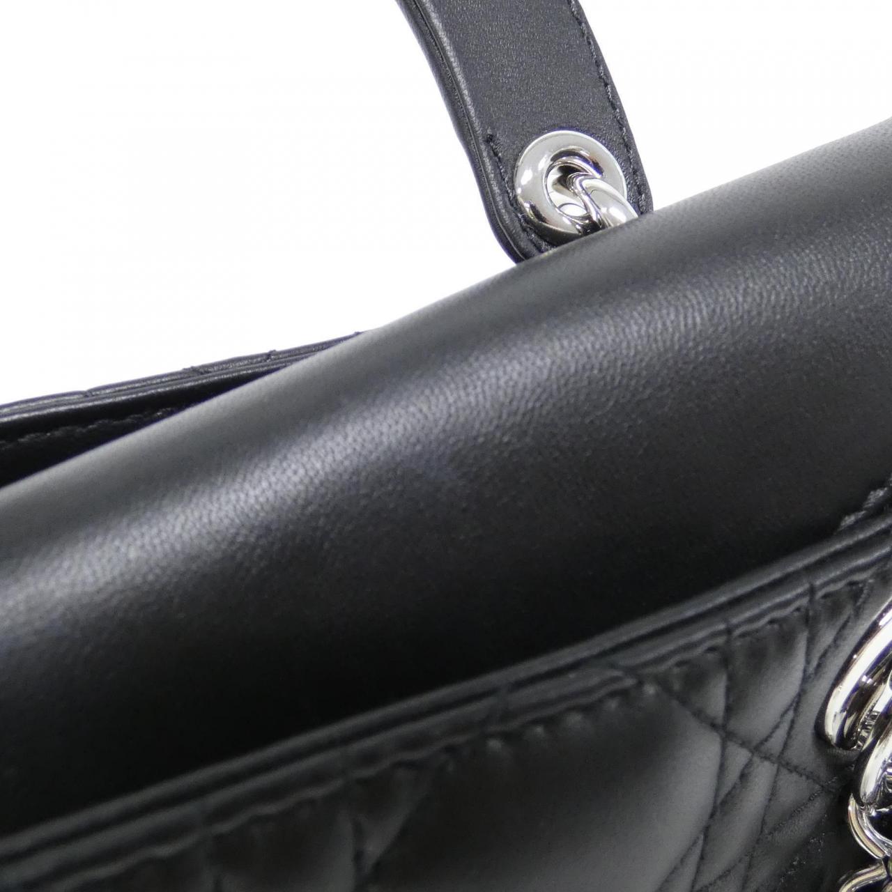 クリスチャンディオール レディディオールミニ ラムスキン ハンドバッグ