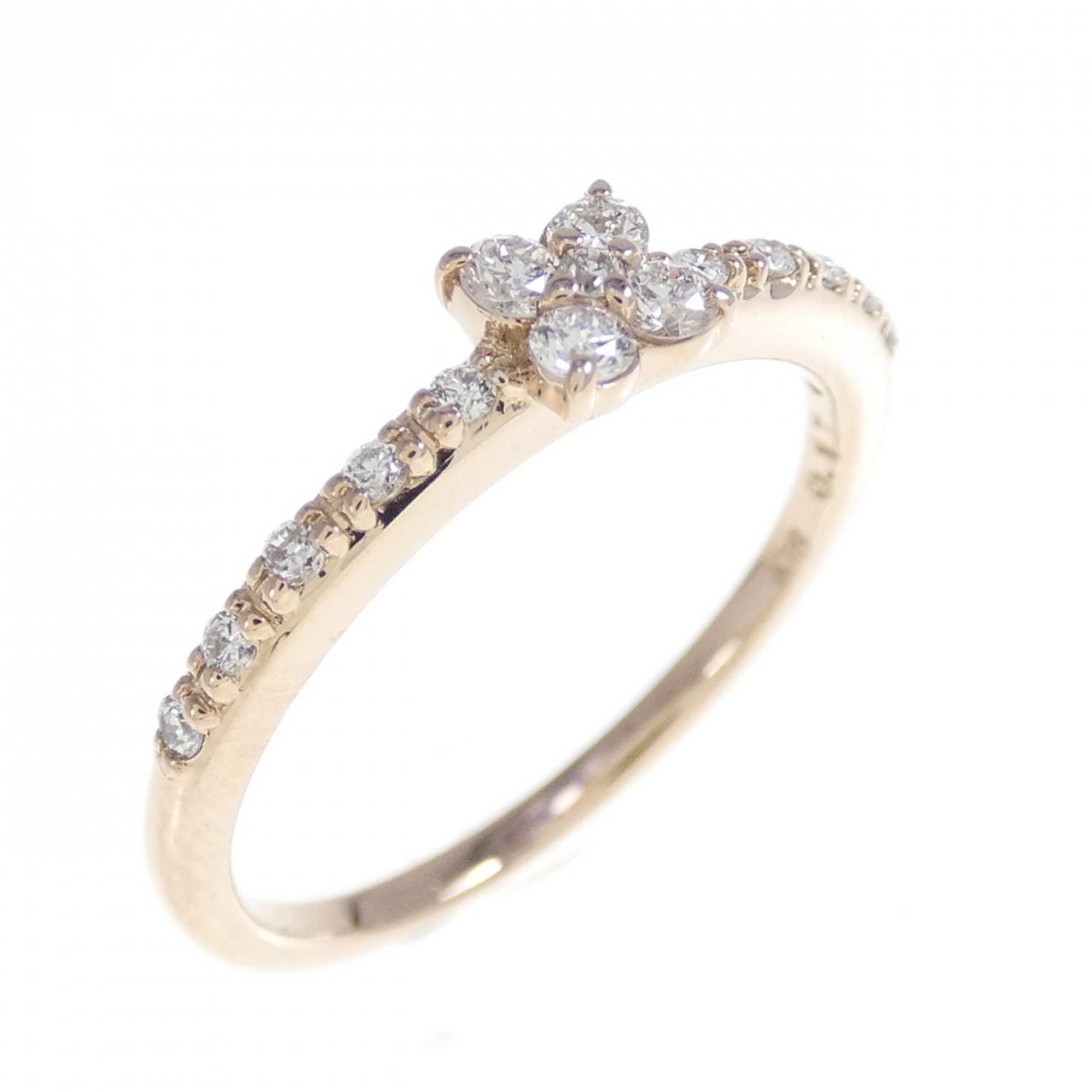 ヴァンドーム Au750 ダイヤモンド リング