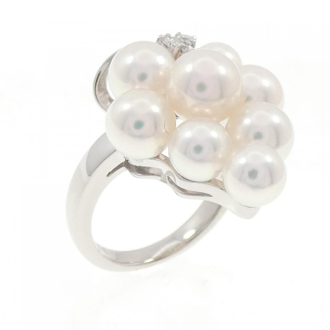 ポーラ アコヤパール プラチナ リング