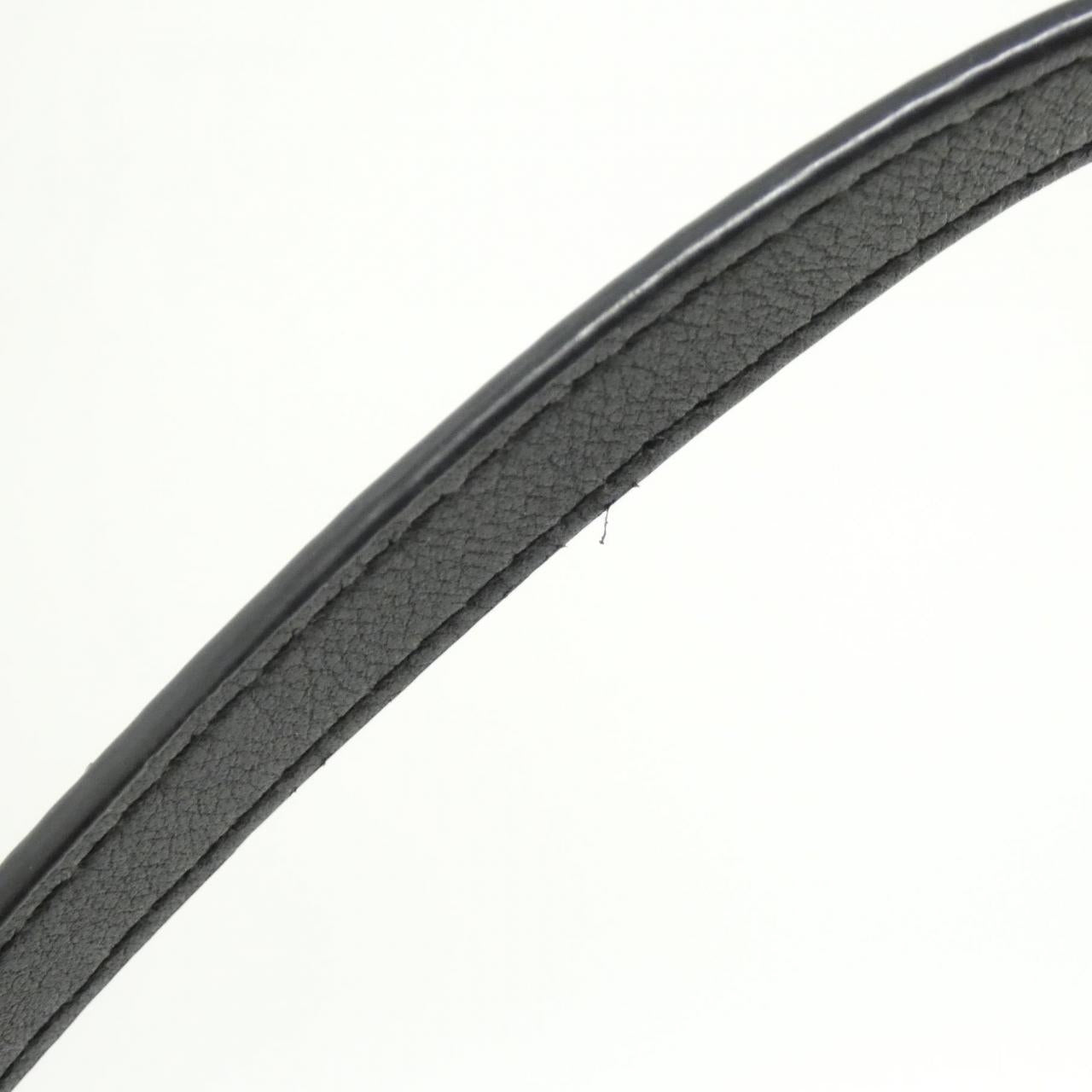 ロエベ スクエアバスケット ラフィアカーフバッグ