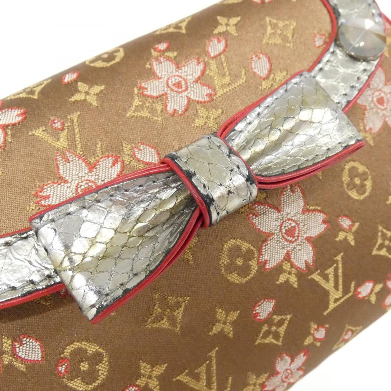 ルイヴィトン チェリー モノグラム サテン ショルダーバッグ