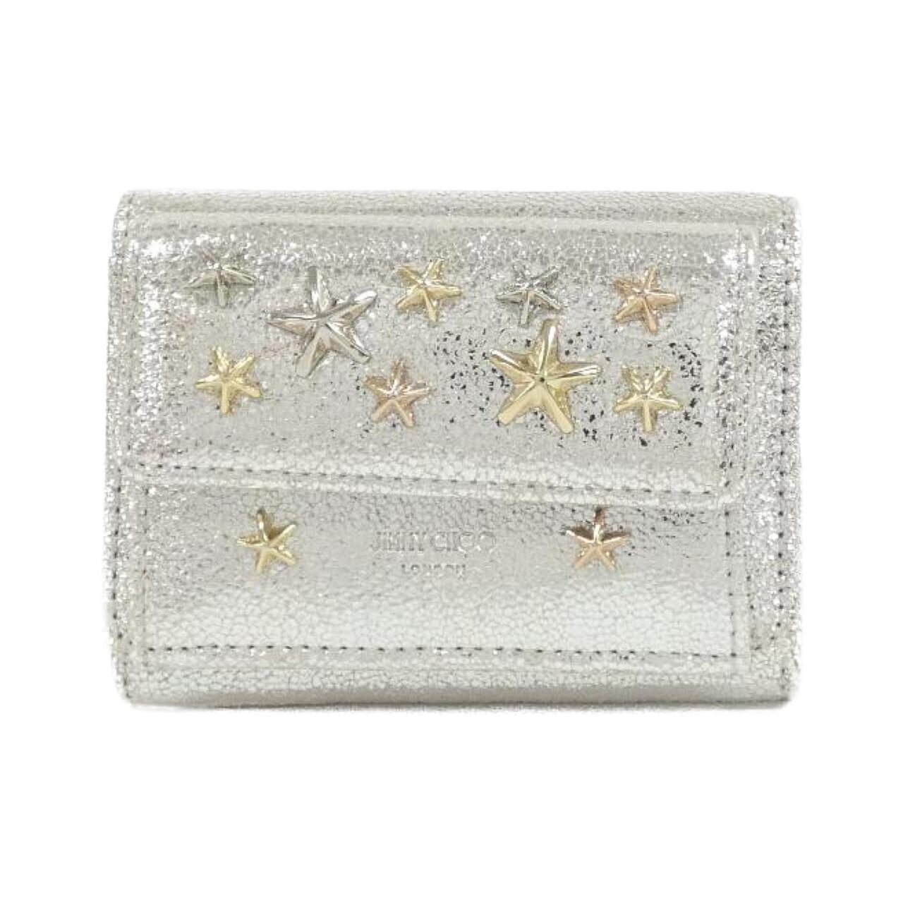 ジミー チュウ NEMOOGGM グリッター レザー ウォレット