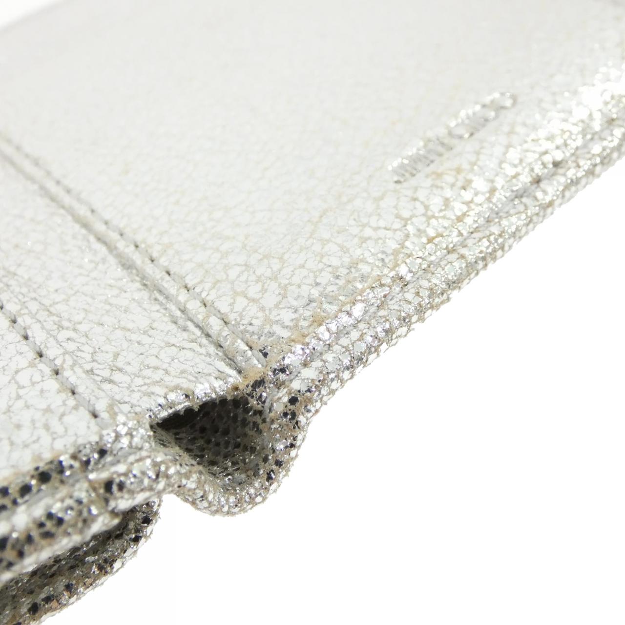 ジミー チュウ NEMOOGGM グリッター レザー ウォレット