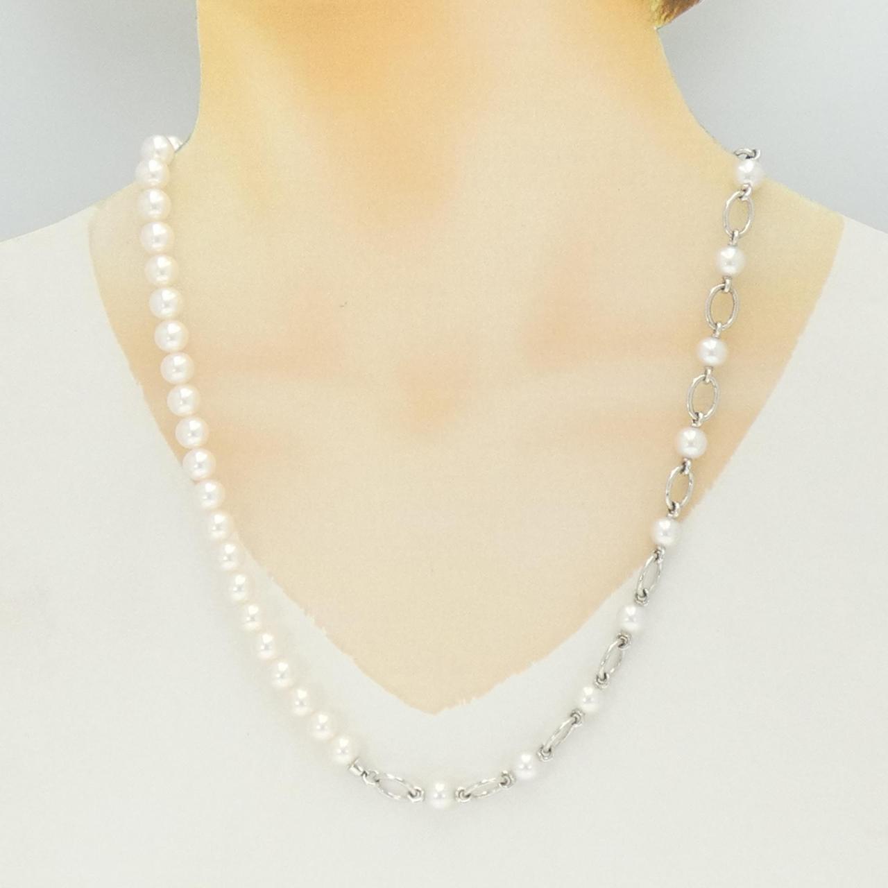 ミキモト リベルテ 925シルバー アコヤパール ネックレス