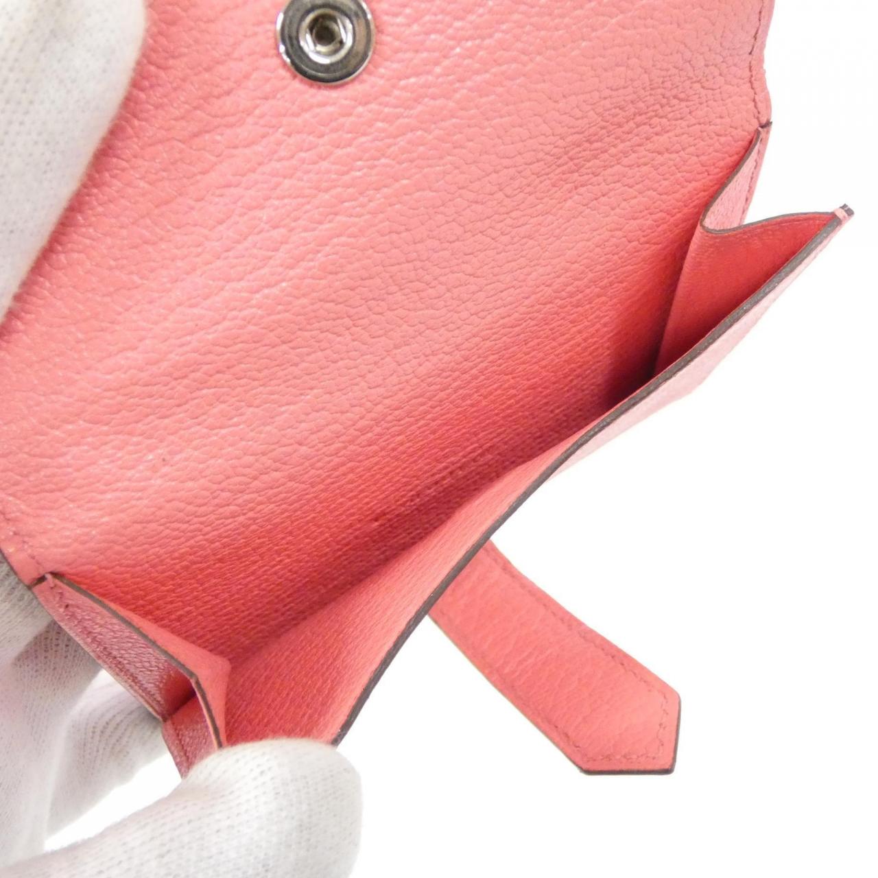 エルメス ベアンミニ シェーブル 二つ折り財布