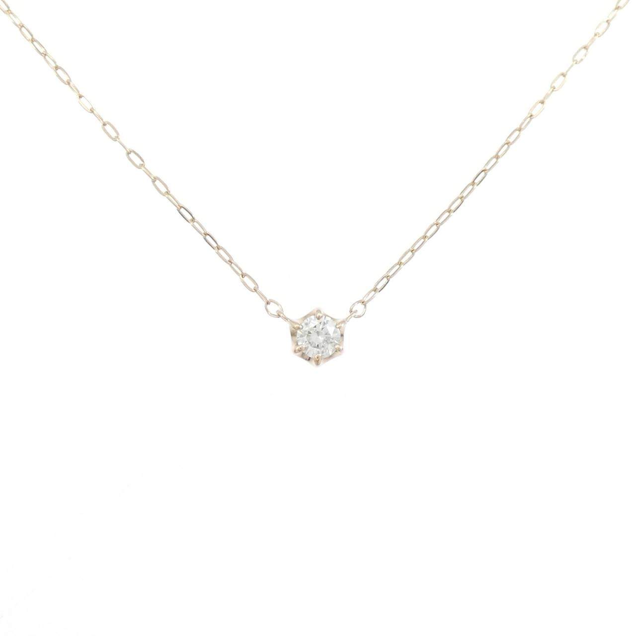 ヨンドシー Au750 ダイヤモンドネックレス