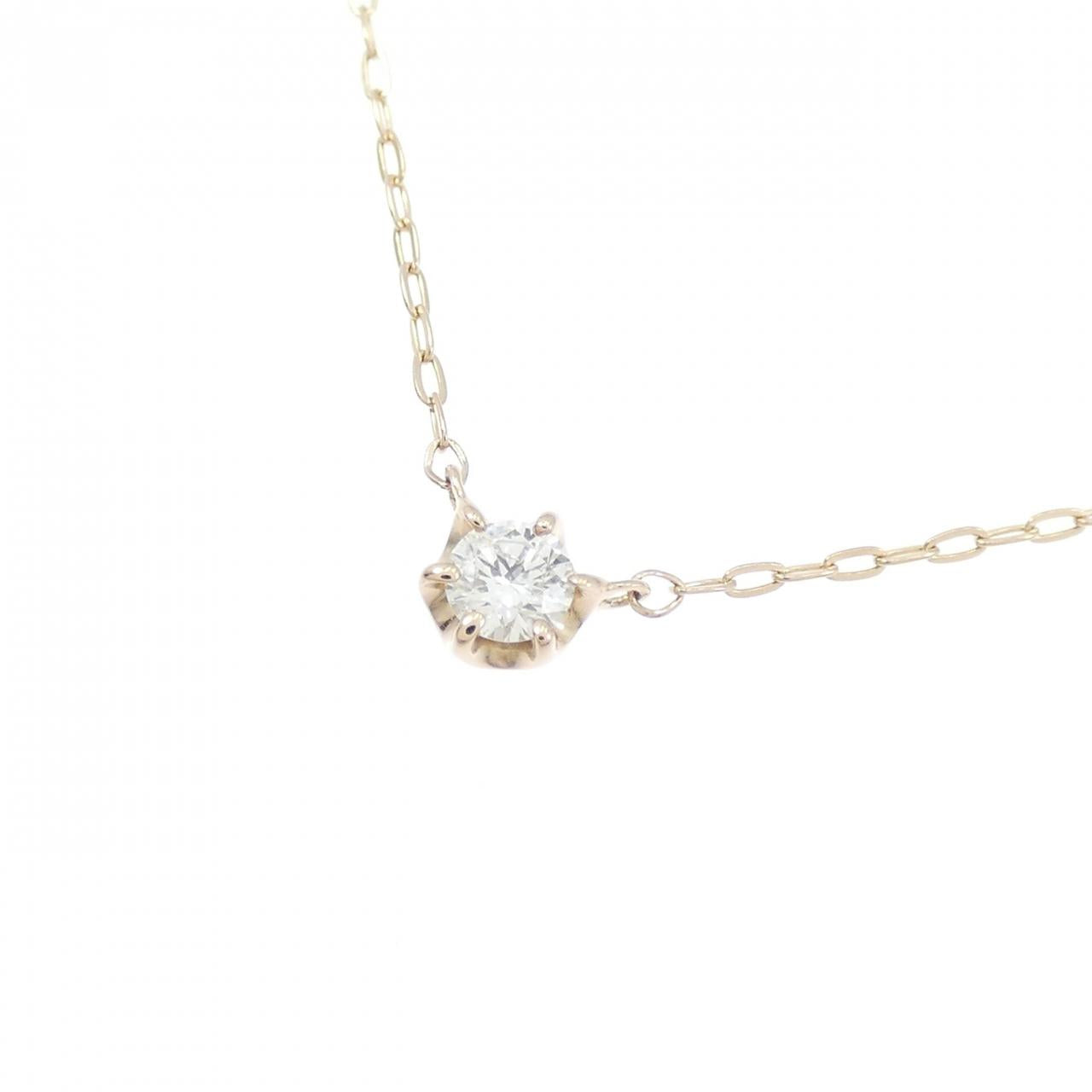 ヨンドシー Au750 ダイヤモンドネックレス