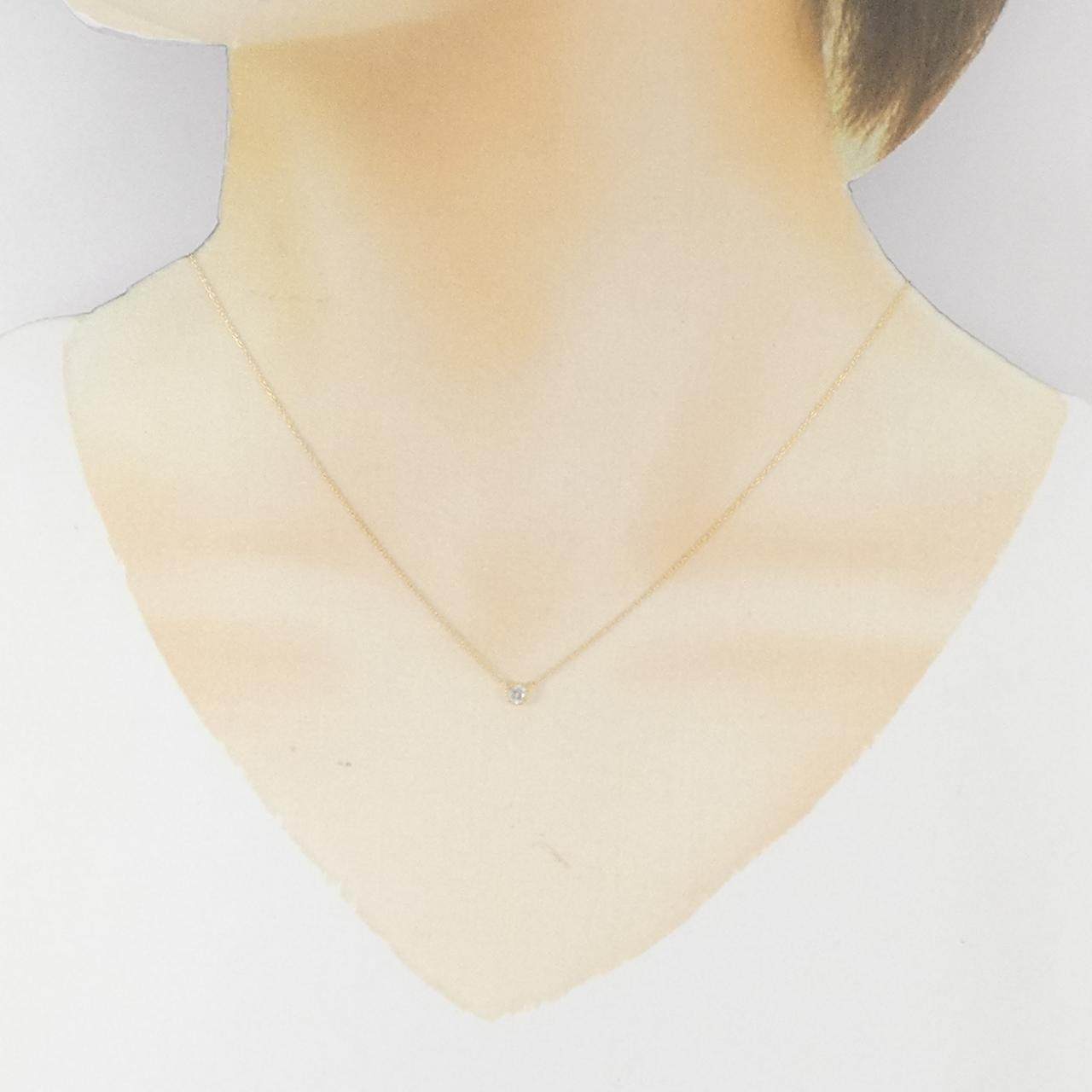 エナソルーナ Au750 ダイヤモンドネックレス