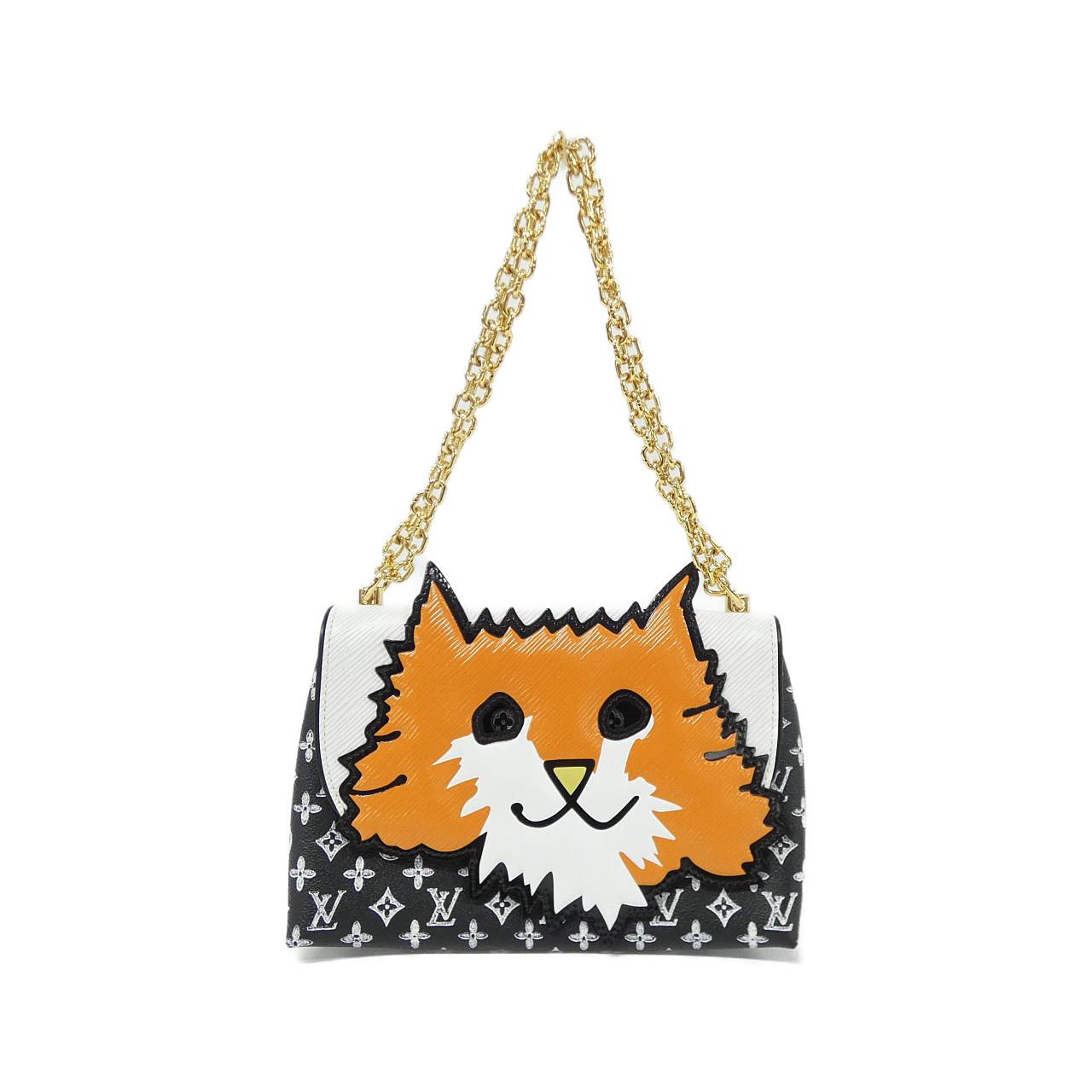 ルイヴィトン キャットグラム コーティングキャンバス ショルダーバッグ