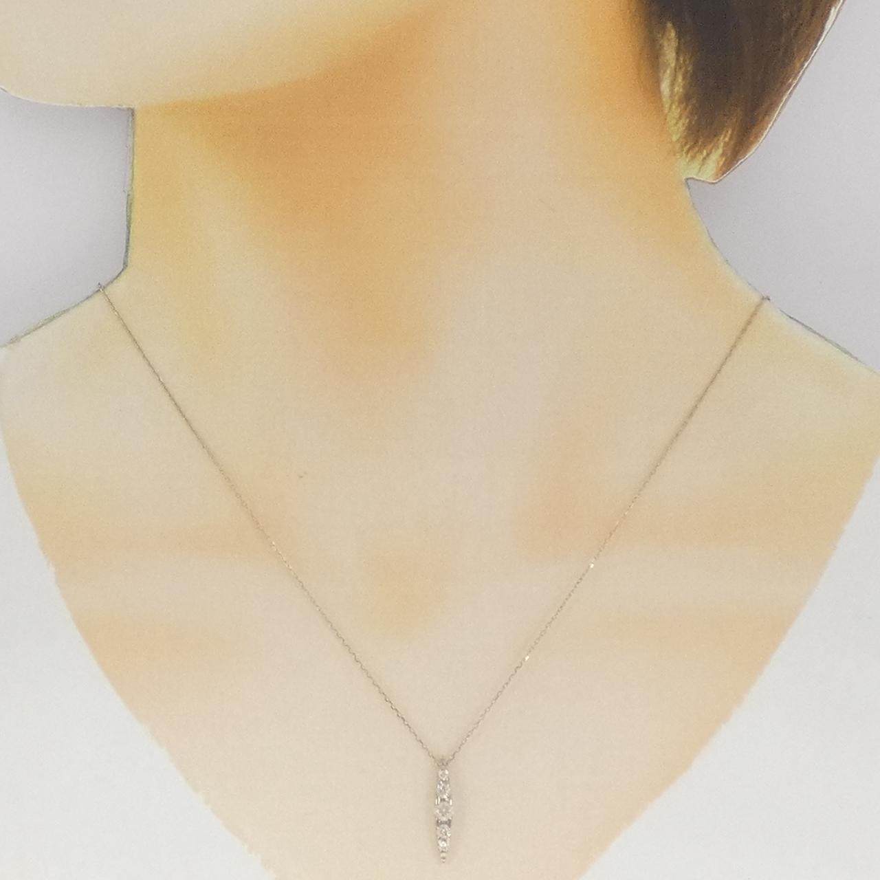 カシケイ ネイキッド Au750ブラウンゴールド ダイヤモンドネックレス