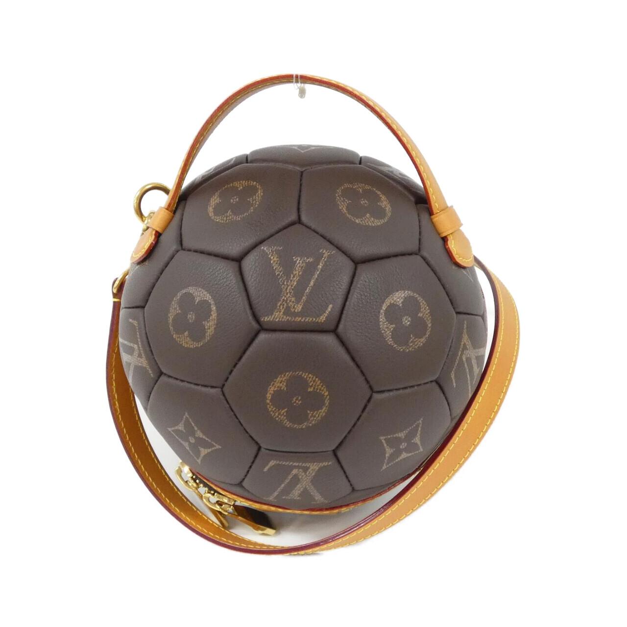 ルイヴィトン モノグラム レザー サッカーボールバッグ