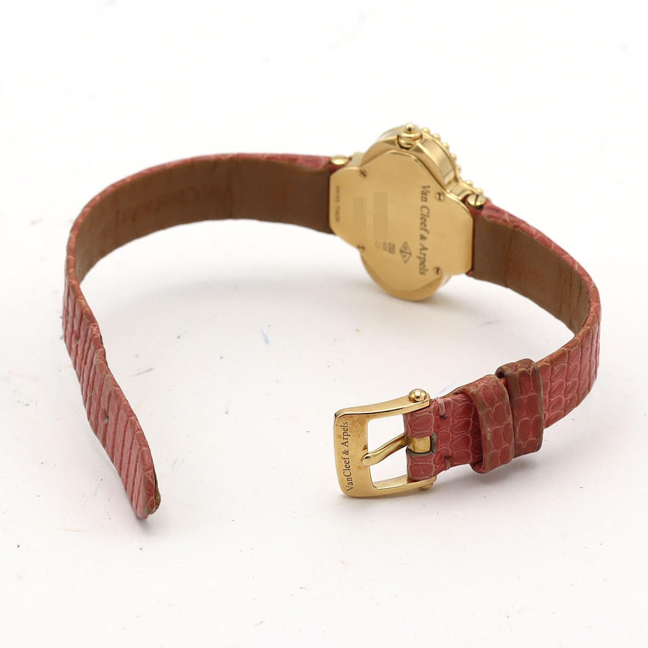ヴァンクリーフアンドアーペル アルハンブラ イエローゴールド クォーツ