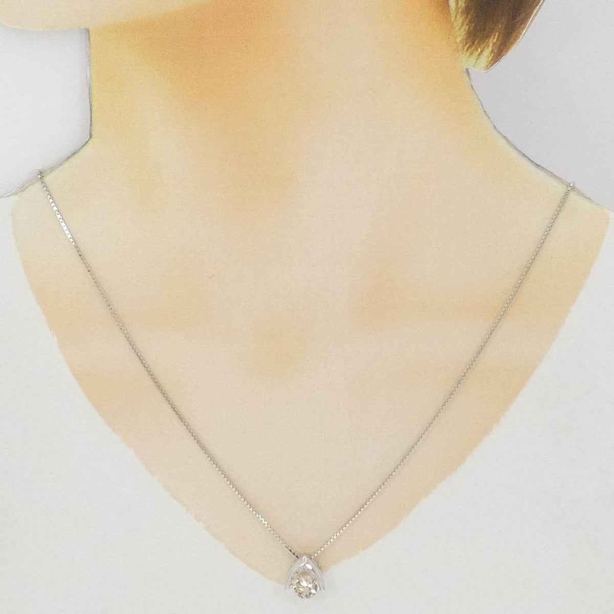 Pt900 Pt850 ダイヤモンド ネックレス