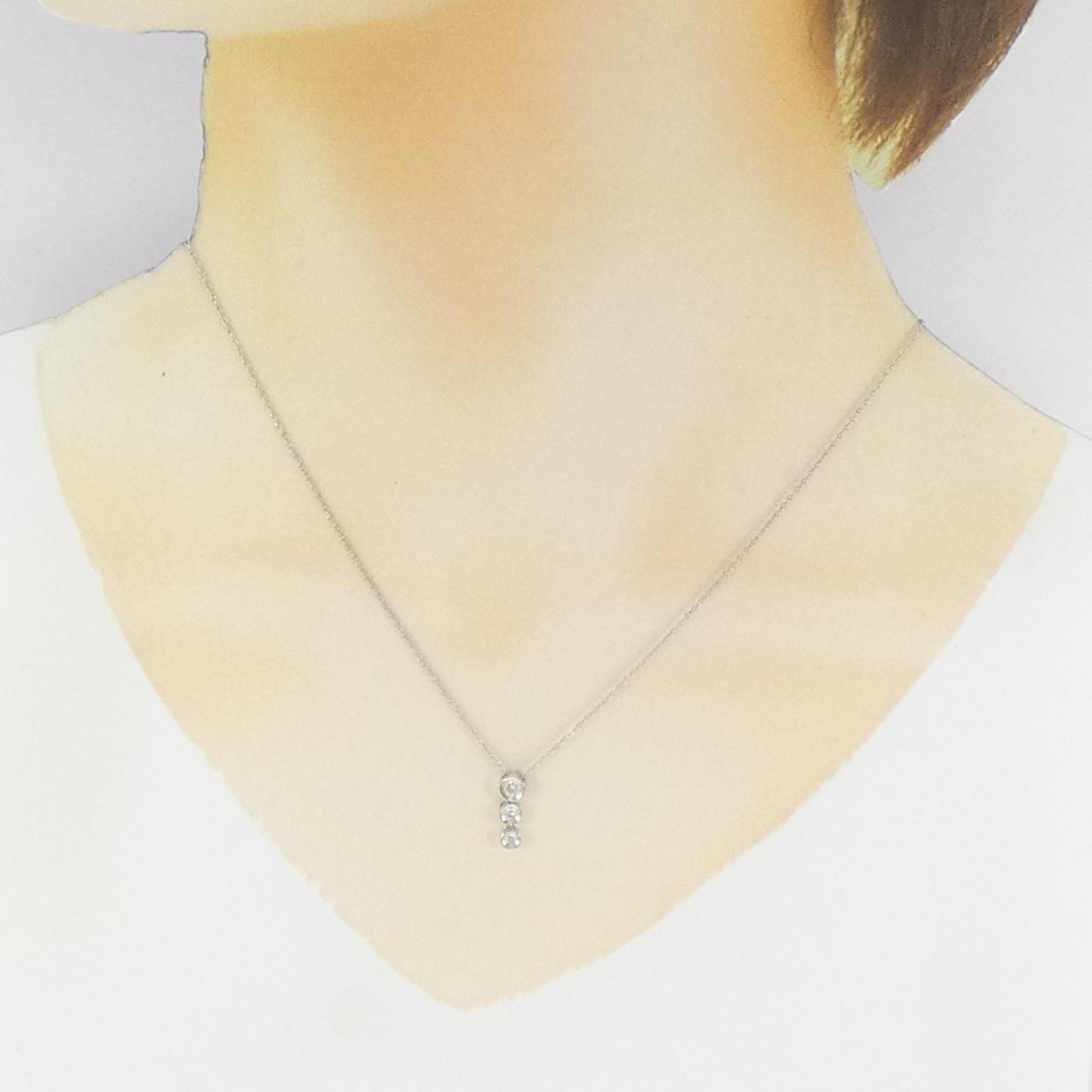 プラチナ850ダイヤモンドネックレス