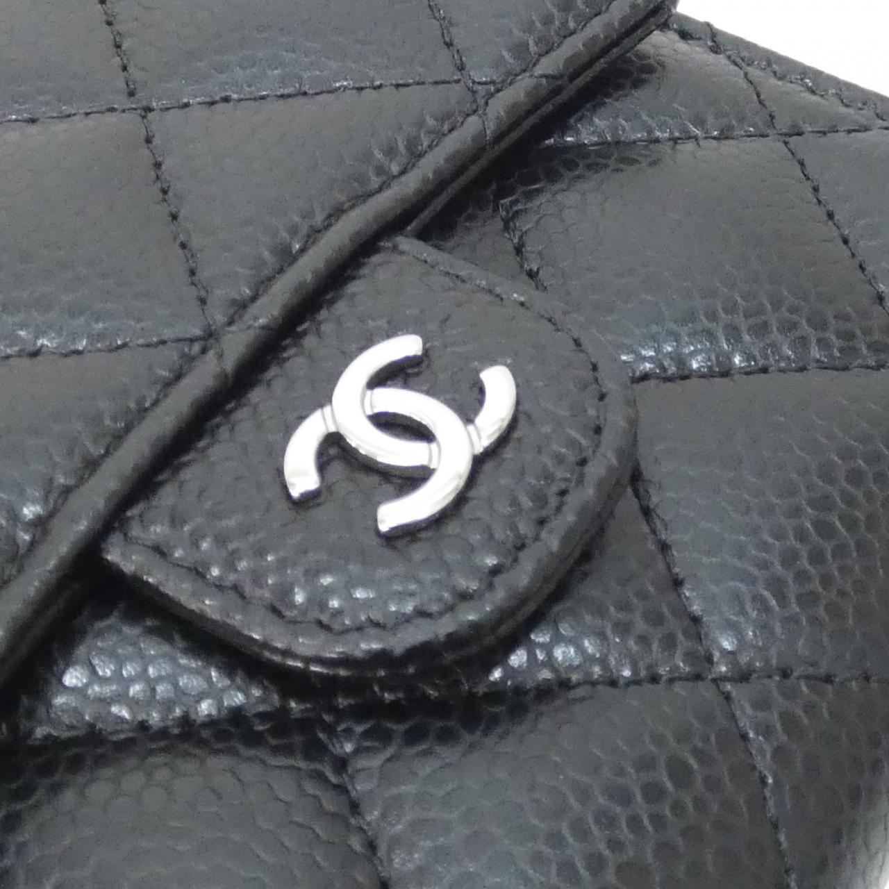 シャネル タイムレスクラシック キャビアスキン 財布