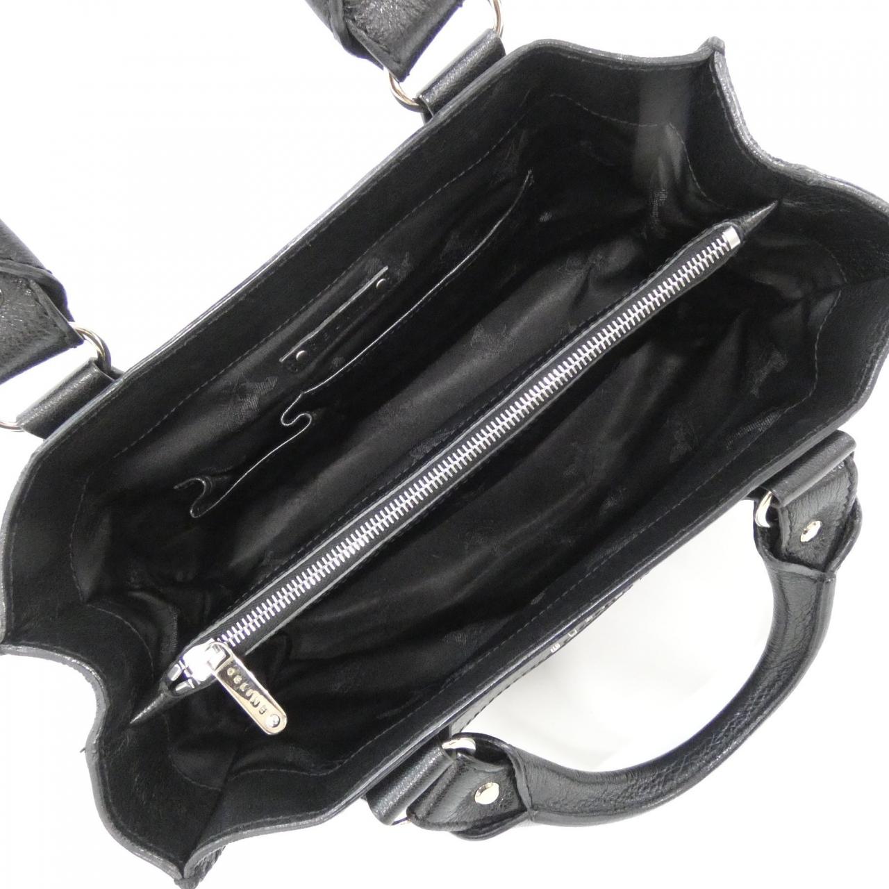 セリーヌ レザー ハンドバッグ