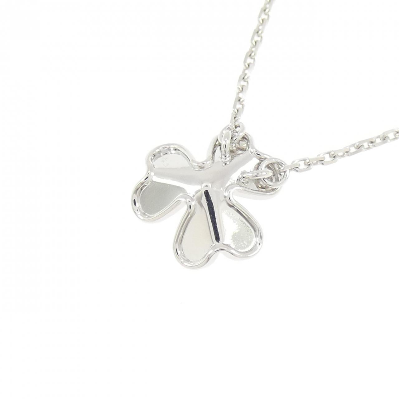 ヴァンクリーフアンドアーペル フリヴォル ミニ 18Kホワイトゴールド ダイヤモンド ネックレス