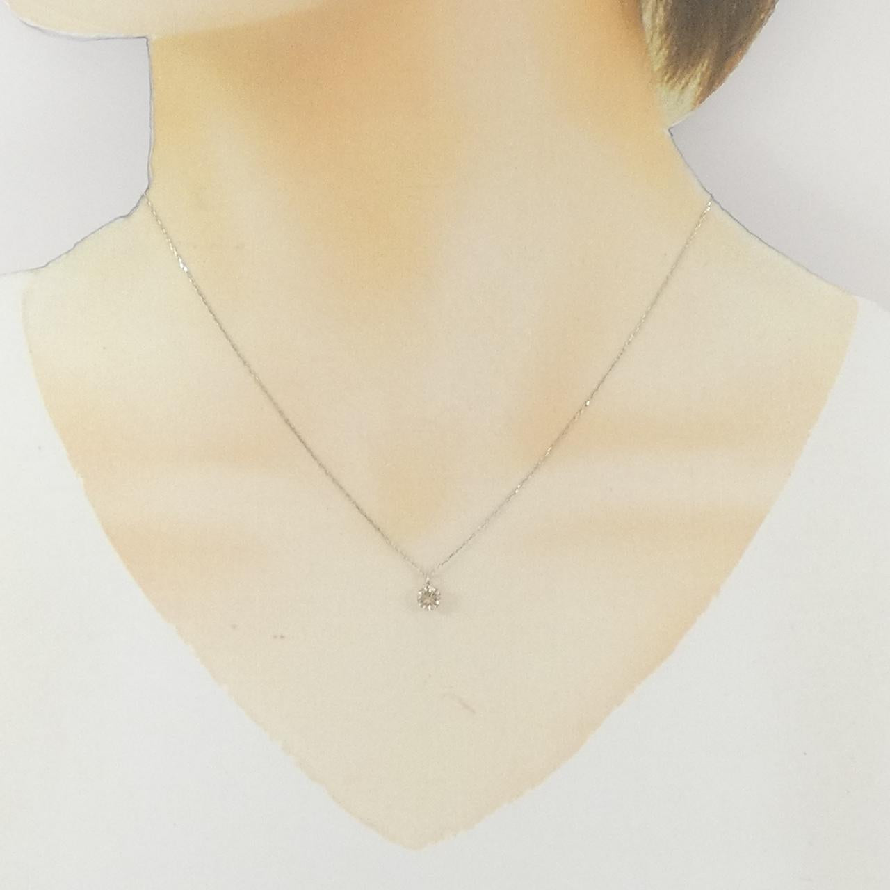 プラチナPT900 0.30ctダイヤモンドネックレス