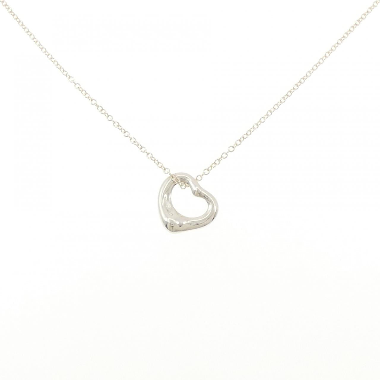 ティファニー 925シルバー オープンハート ネックレス