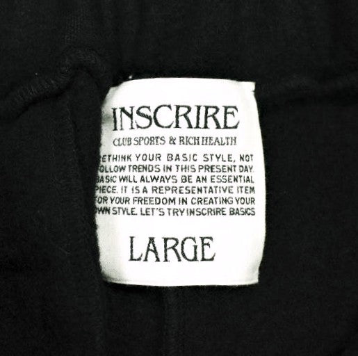 INSCRIRE FLEECE PANTS ウール混パンツ