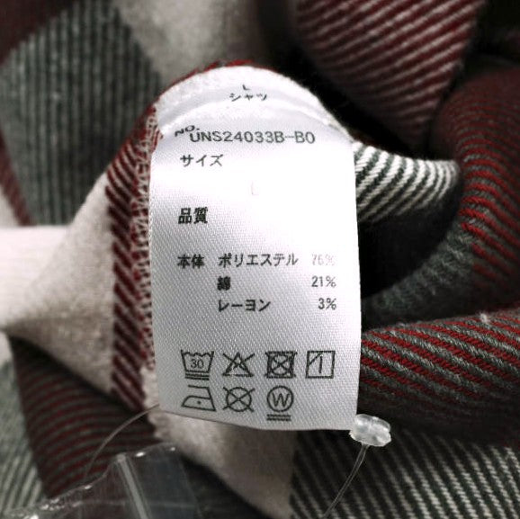 ビーオムニボー BLOCK CHECK SHIRTS フランネルシャツ