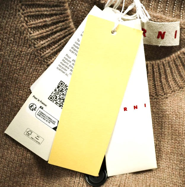 マルニ VIRGIN WOOL LOGO CARDIGAN バージンウールカーディガン