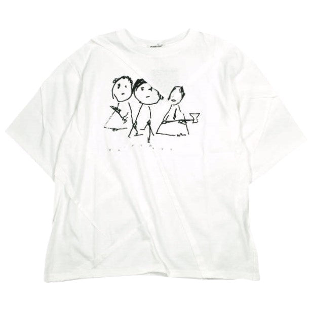 アンダーカバー ランダムダーツプリント コットン Tシャツ