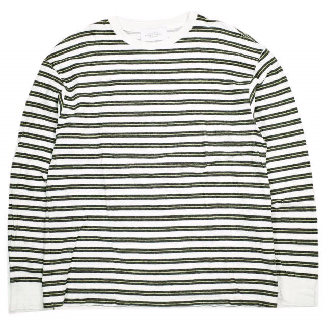 アンユーズド ロングスリーブボーダーTシャツ コットン 長袖Tシャツ