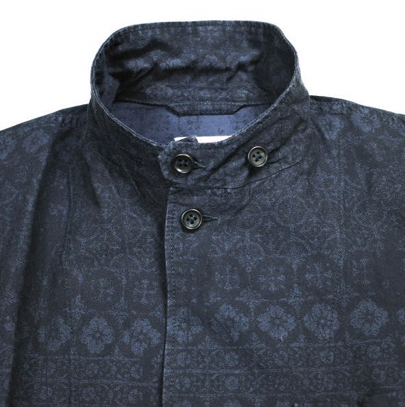 エンジニアードガーメンツ Loiter Jacket フローラルジャガード コットン ジャケット