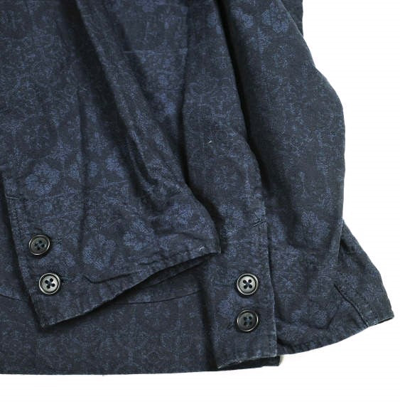 エンジニアードガーメンツ Loiter Jacket フローラルジャガード コットン ジャケット