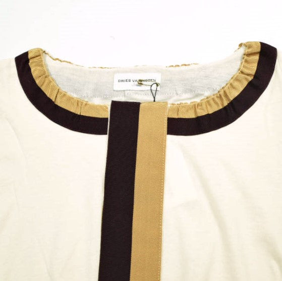 ドリスヴァンノッテン HAPPY TAPE コットン Tシャツ