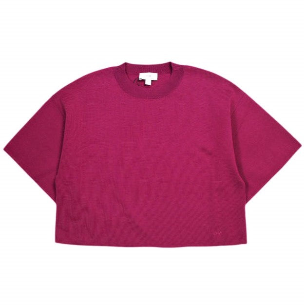 ハイク S/C/P HALF SLEEVE SWEATER シルクコットンポリエステル セーター