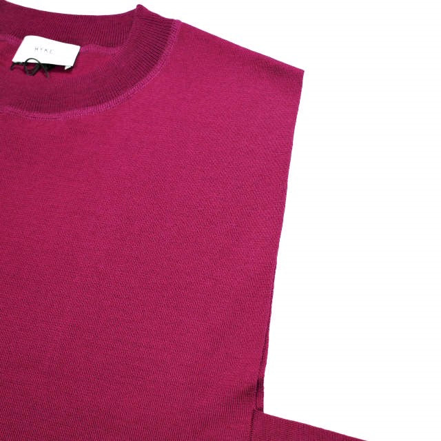 ハイク S/C/P CROPPED TOP SWEATER シルク コットン ポリエステル ニットベスト